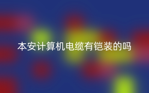 本安計(jì)算機(jī)電纜有鎧裝的嗎？(圖1)