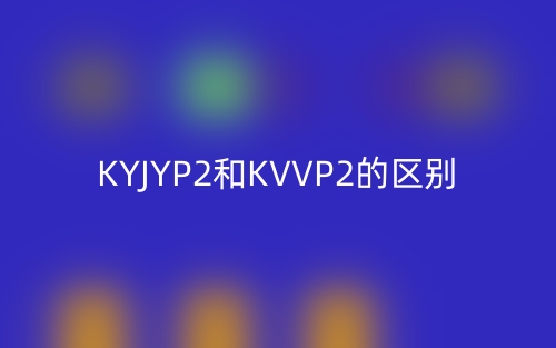 KYJYP2和KVVP2的區(qū)別(圖1)