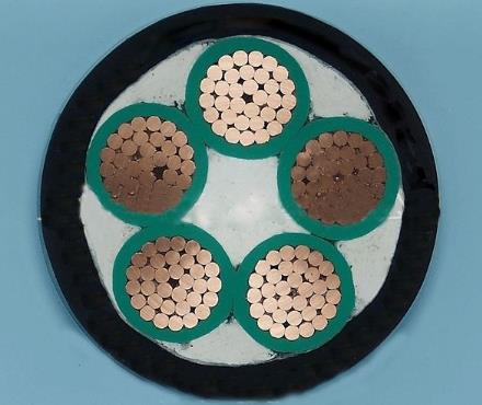 YJV、YJLV5芯5*120、150、185、240、300平方電纜外徑、載流量表(圖1)