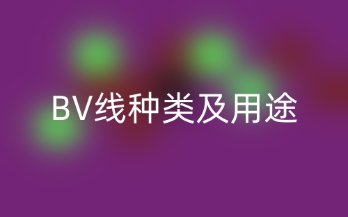 BV線種類及用途(圖1)
