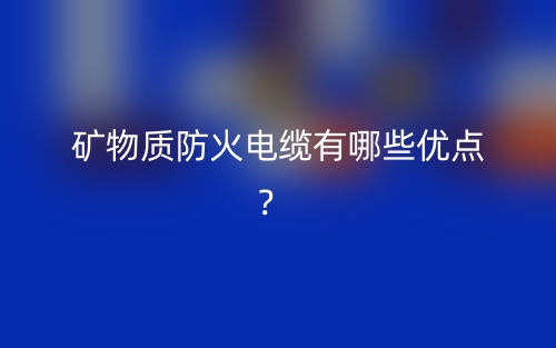 礦物質(zhì)防火電纜有哪些優(yōu)點(diǎn)？(圖1)